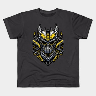 Mecha Skull S03 D12 Kids T-Shirt